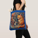 Search for abstract cat tote bags Funny