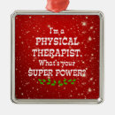 Search for physical therapist ornaments Red and white
