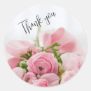 Search for pink rose thank you stickers Thanks