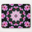 Recherche de fleur mandala tapis souris Rose
