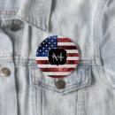 Recherche de partie 4 juillet badges Rouge blanc et bleu