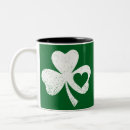 Recherche de coeur irlandais tasses Clou