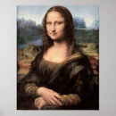 Search for vintage portrait posters Mona lisa