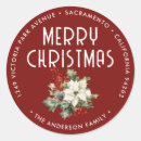 Search for holly berry stickers Poinsettia