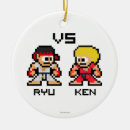 Search for street fighter ornaments 8 bit