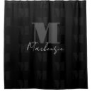 Search for elegant shower curtains Monogrammed
