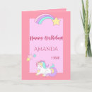 Search for fairytale birthday cards Rainbow