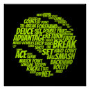 Recherche de tennis posters Balle