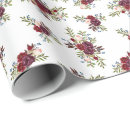 Search for burgundy floral wrapping paper Elegant