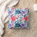 Search for pink and navy floral pillows Botanical