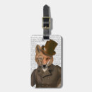 Recherche de fox luggage tags Steampunk