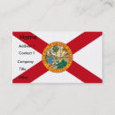 Search for florida business cards Flag of florida