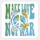 Search for make love not war stickers Peace