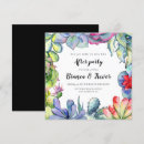 Search for succulent plant wedding invitations Desert