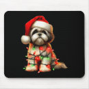 Search for shih tzu dog mousepads Santa