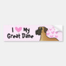 Search for great dane bumper stickers Animal