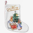 Search for rabbit with a christmas stockings For kids