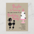 Search for poodle birthday invitations French