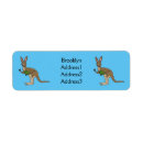 Search for kangaroo return address labels Aussie