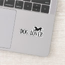 Search for black tailed stickers Dog