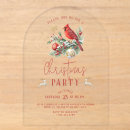 Search for red cardinal invitations Festive