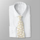 Search for gold white ties Geometric