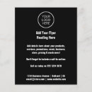 Search for promotional flyers Black