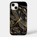 Recherche de libellule iphone coques Noir
