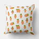 Recherche de carottes coussins Motif de carotte