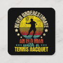 Search for racket business cards Sports
