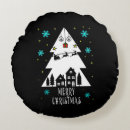 Search for black christmas tree pillows Reindeer