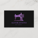 Search for sewing machine business cards Black