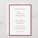 Search for crimson red wedding invitations Burgundy