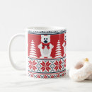 Recherche de motif tricoté tasses Hiver