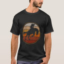 Search for bucking bronco tshirts Horse