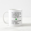 Recherche de trèfle 4 feuilles tasses L'irlande