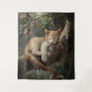 Recherche de peinture de chat art Vintage