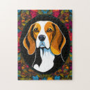 Recherche de chien de beagle puzzles Motif