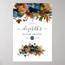Search for navy blue and orange posters Floral