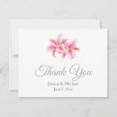 Search for red lily thank you cards Lilies