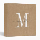 Search for linen binders Monogrammed