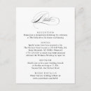 Search for classic wedding enclosure cards Simple minimal