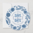 Search for circular invitations Blue and white