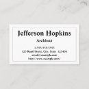 Recherche de architecte intérieur cartes visite Simple