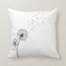 Search for simple dandelion pillows Elegant