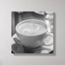Search for coffee canvas prints Black and white