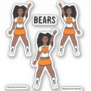 Search for white bear stickers Black