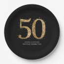 Recherche de paillette assiettes en papier 50e anniversaire