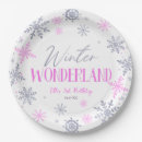 Search for pink snowflake plates Elegant modern