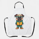 Search for cartoon pug aprons Wolf
